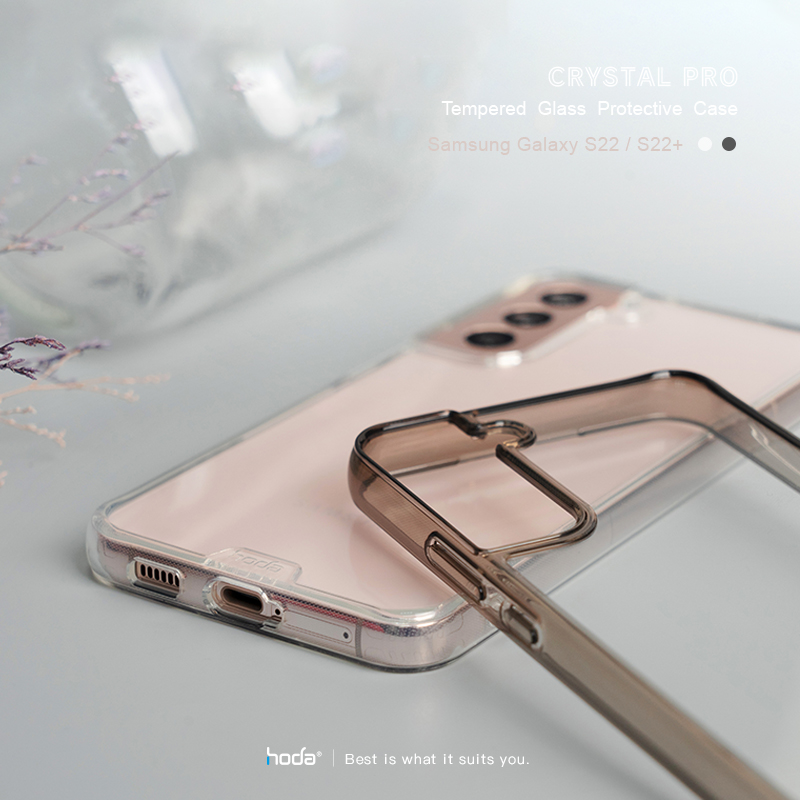 CRYSTAL PROTempered Glass Protective CaseSamsung Galaxy S22  S22+hoda Best is what it suits you