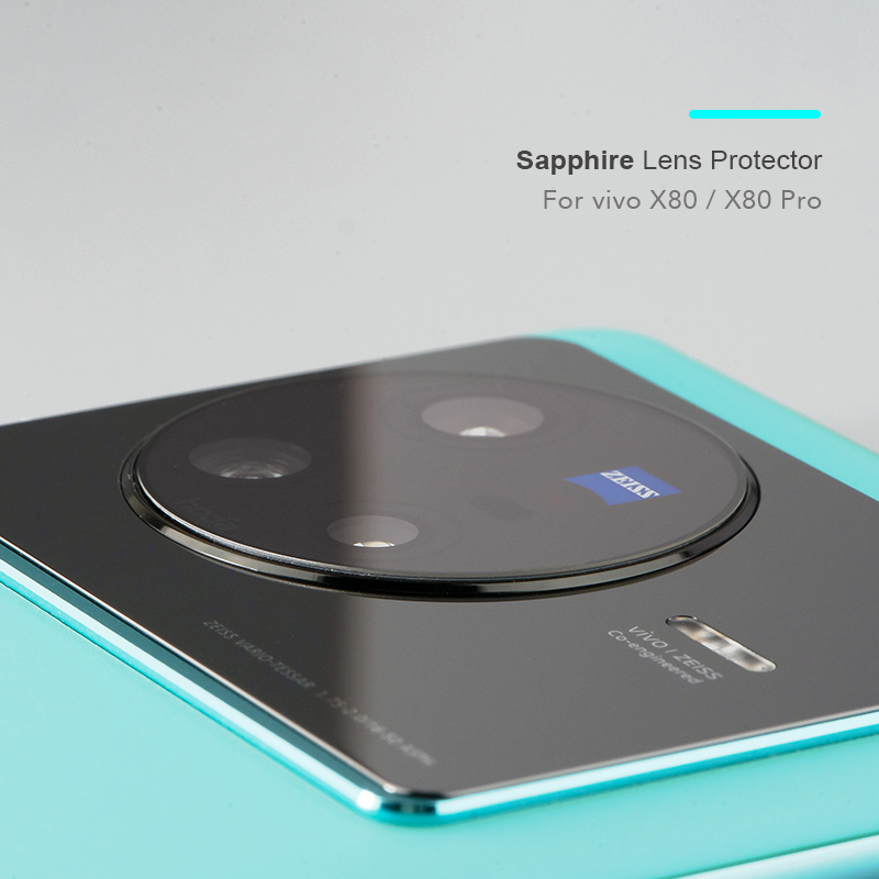 Sapphire Lens tectorFor vivo X80  X80 Pro - Co-engineered  ZEISS